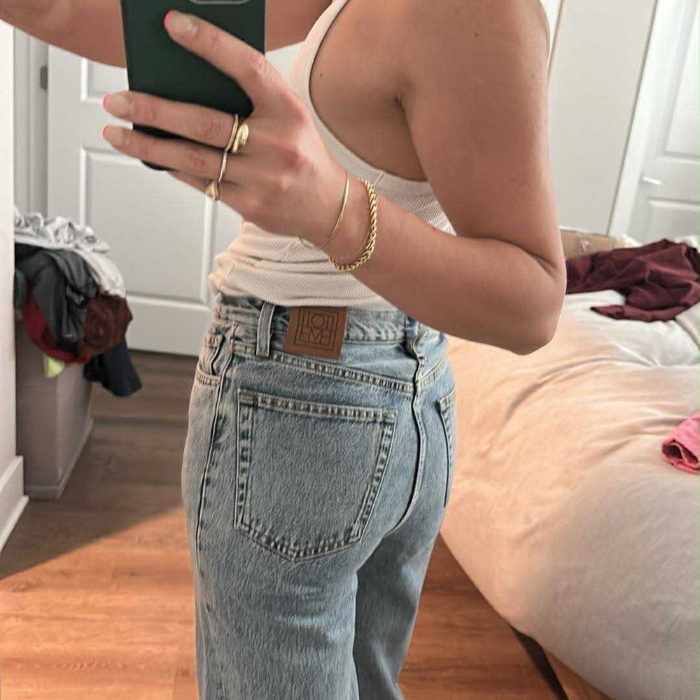 Toteme acid wash Jeans